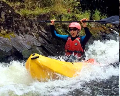 White water kayaking